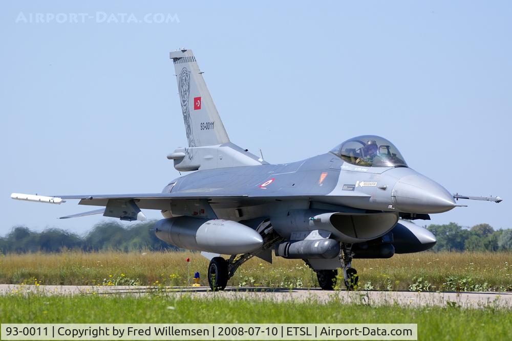 93-0011, Lockheed F-16C Fighting Falcon C/N 4R-133, During Elite exercise