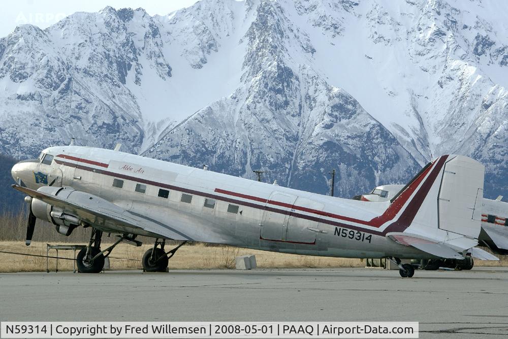N59314, 1943 Douglas DC-3C (C-47A-5-DK) C/N 12363, AbbeAir
