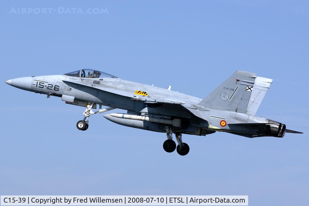 C15-39, McDonnell Douglas EF-18A Hornet C/N 0670/A544, Ala 15 aircraft