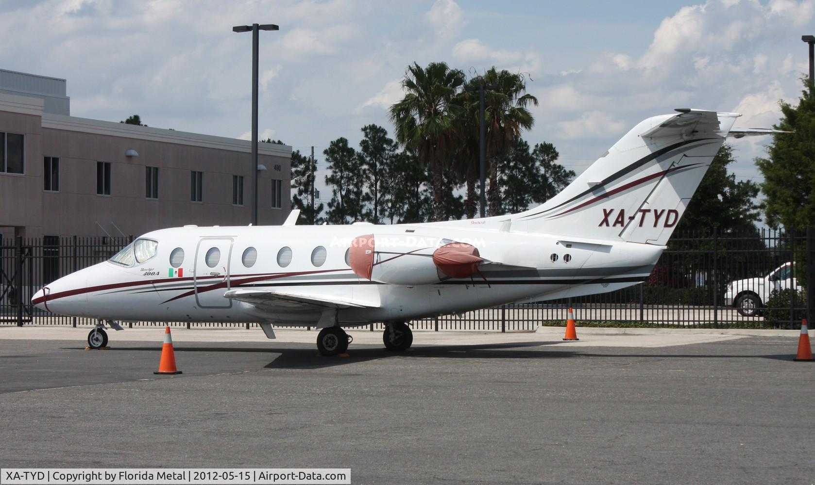 XA-TYD, 2001 Raytheon Beechjet 400A C/N RK-321, Beech 400A