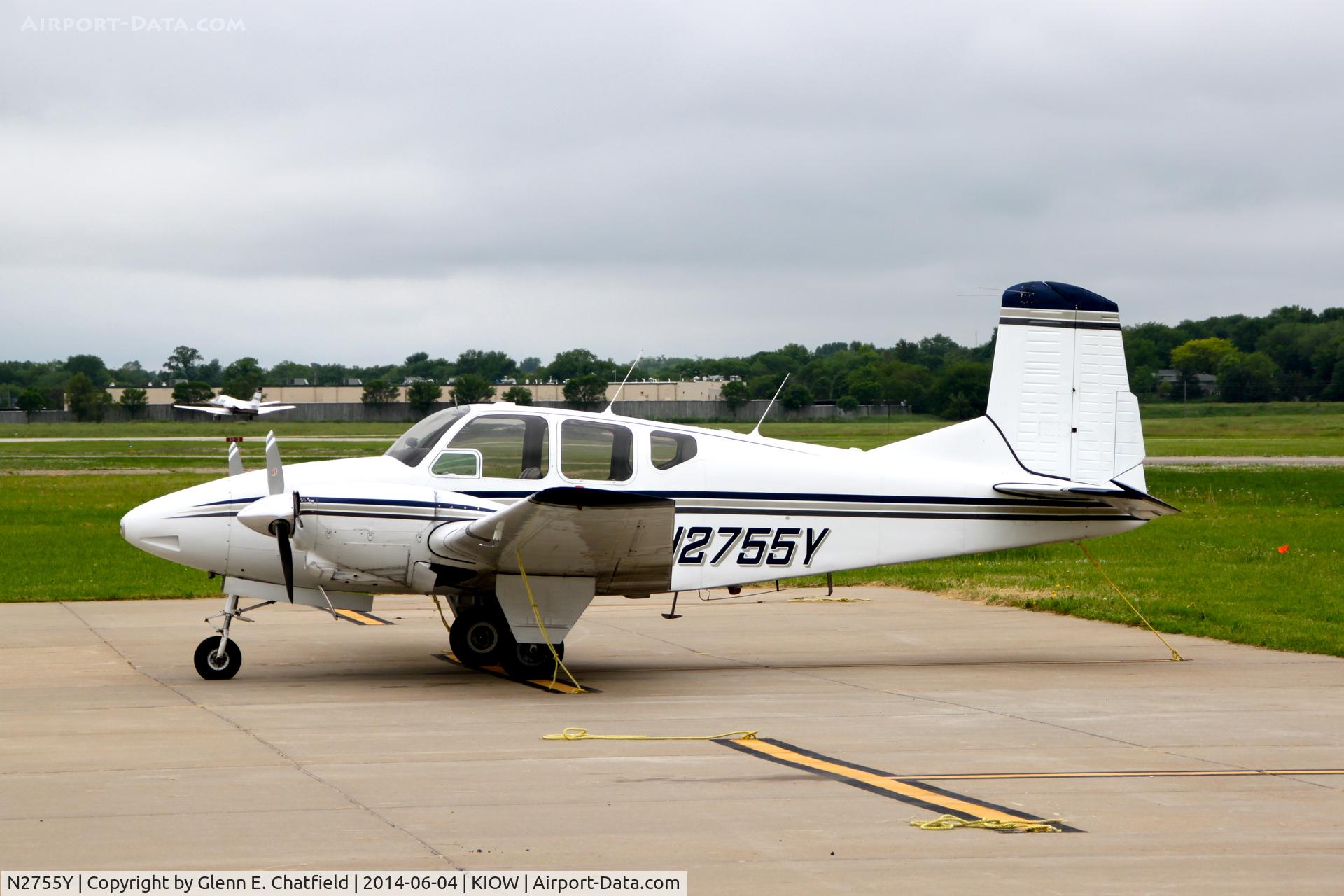 N2755Y, 1958 Beech 95 C/N TD-106, An older bird on the ramp