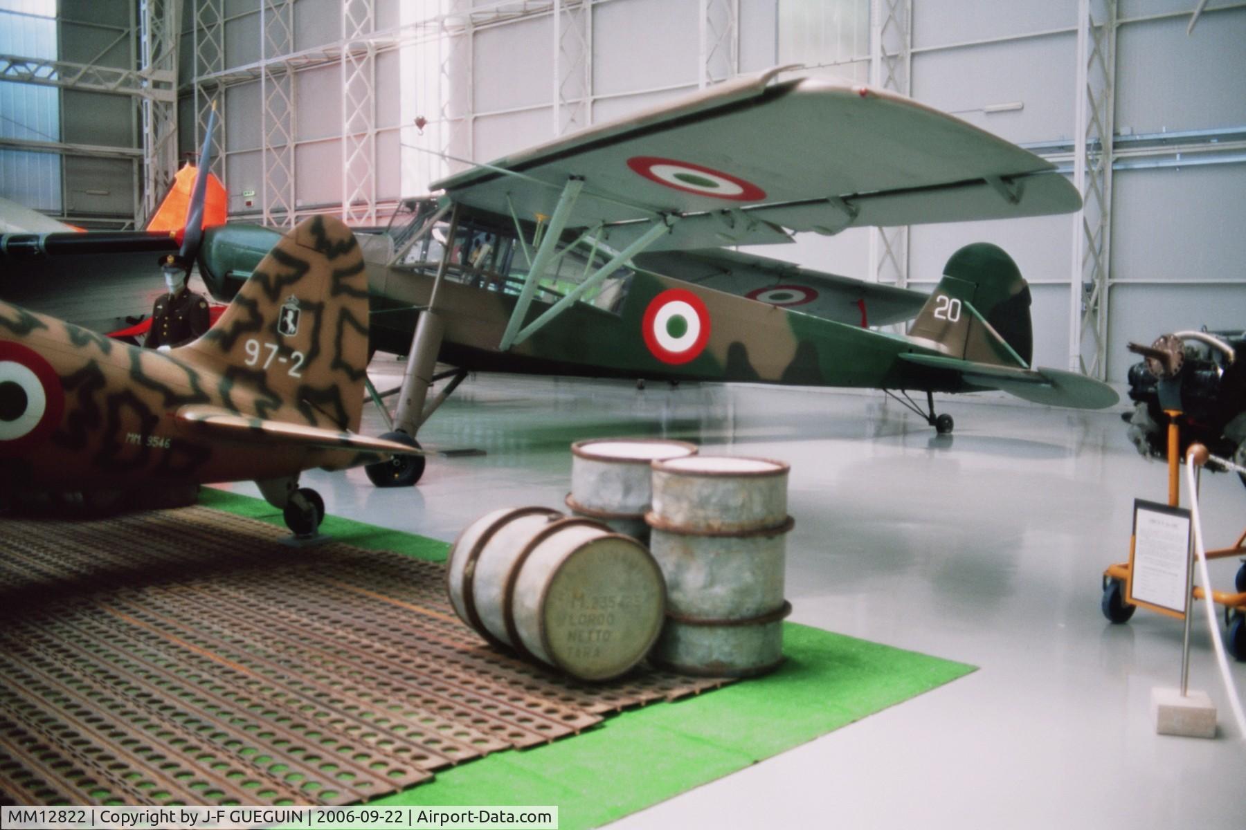 MM12822, 1942 Fieseler Fi-156C-3 Storch C/N 5802, MM12822 with c/s of 20a squadriglia autonoma in the Aviazione Cobelligerante Italiana, 1943-1945.
