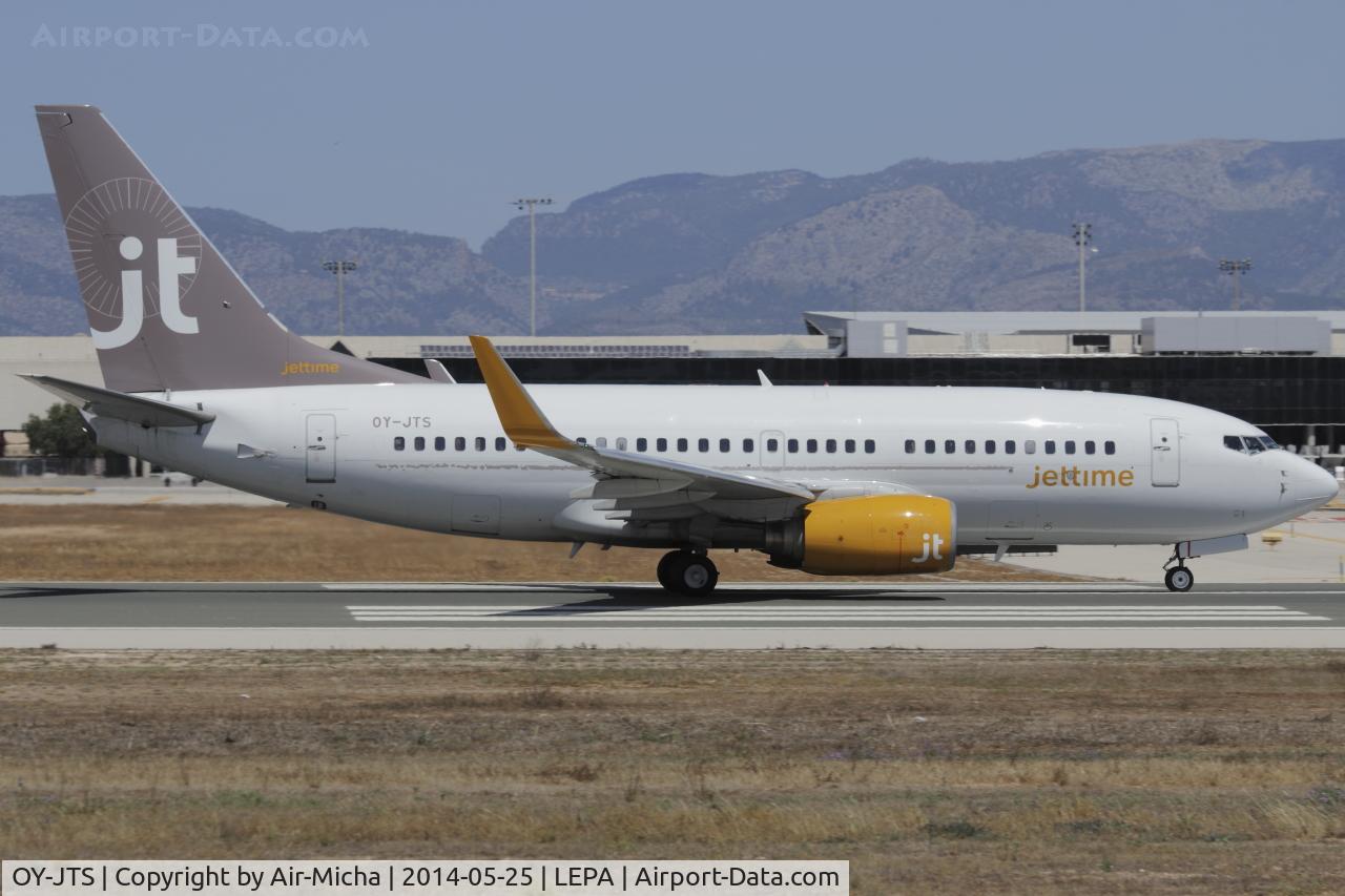 OY-JTS, 2003 Boeing 737-7K2 C/N 33465, Jettime