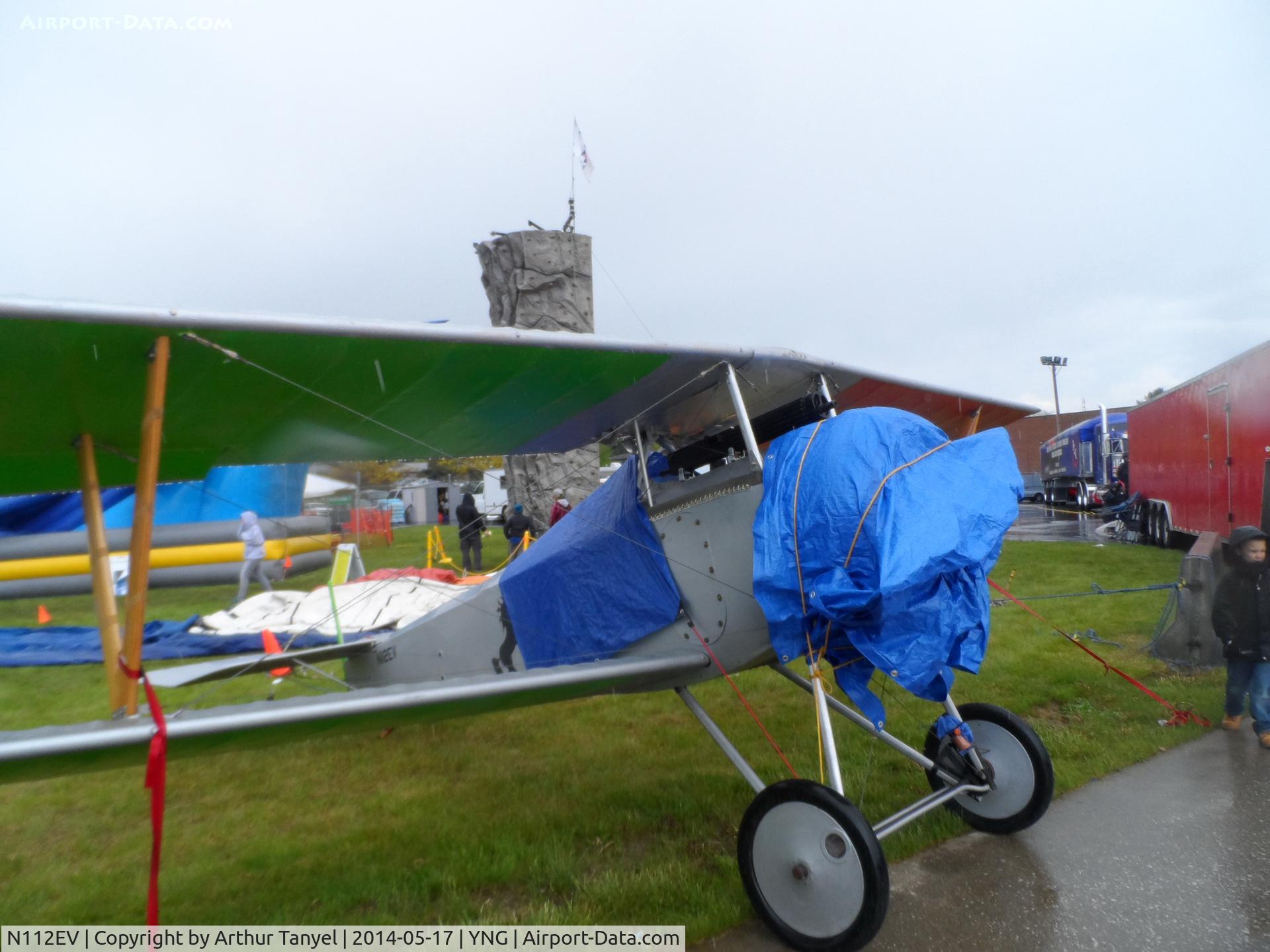 N112EV, Nieuport 23 Replica C/N 01419, On display(?) @ the Youngstown Airshow