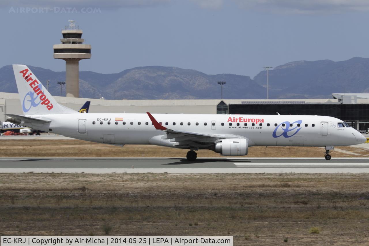 EC-KRJ, 2008 Embraer 195LR (ERJ-190-200LR) C/N 19000196, Air Europa