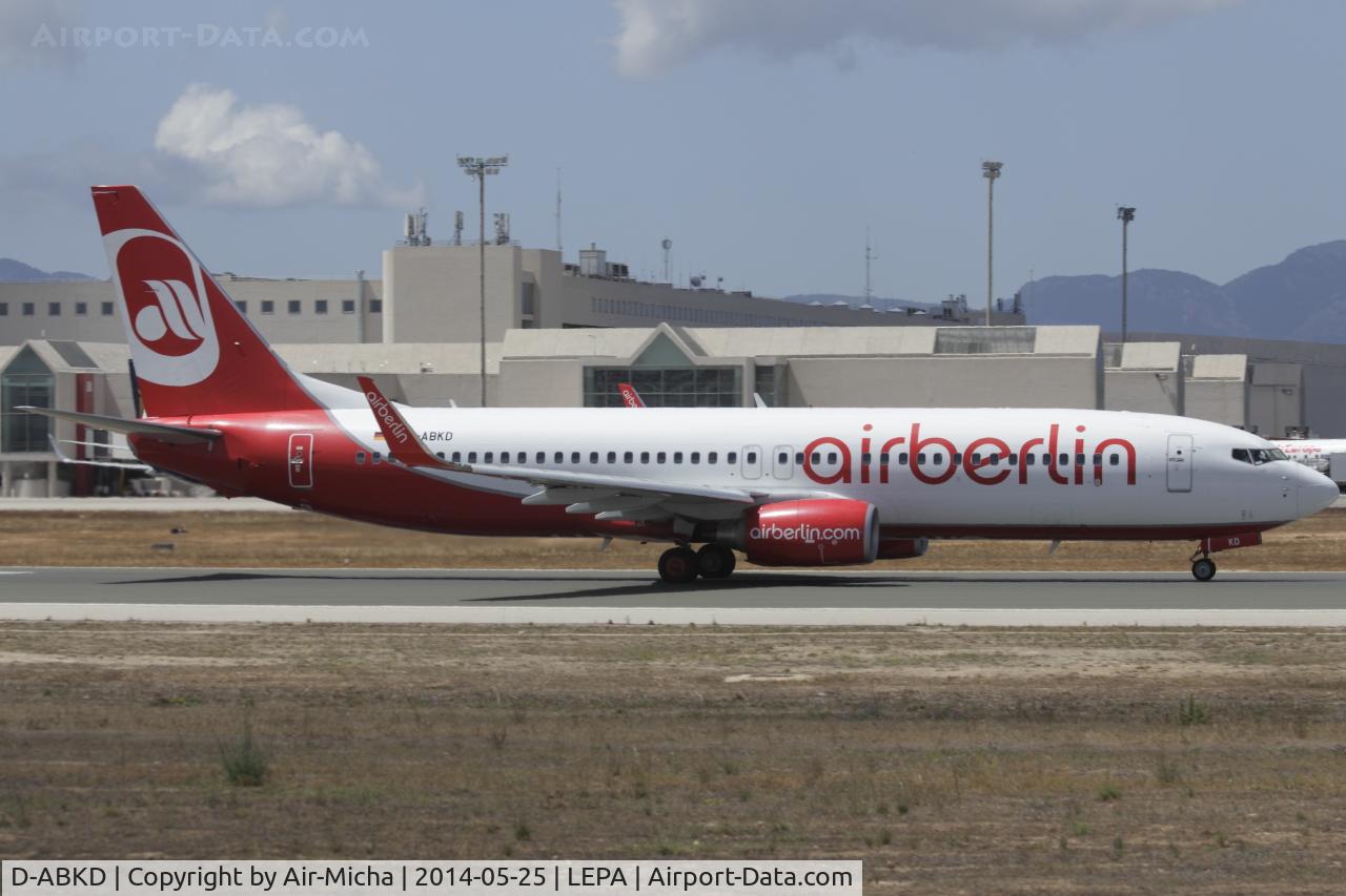 D-ABKD, 2009 Boeing 737-86J C/N 37742, Air Berlin