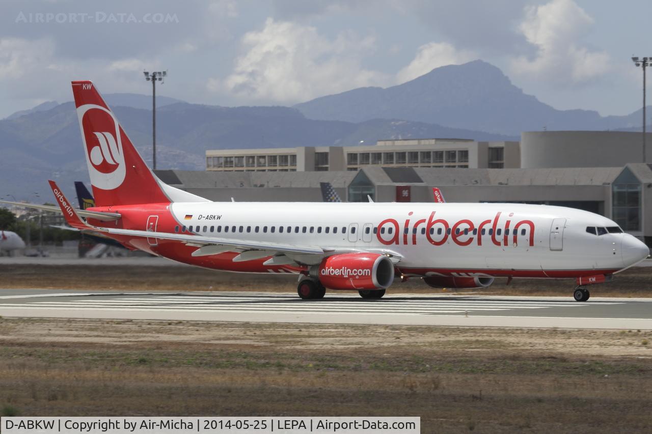 D-ABKW, 2011 Boeing 737-86J C/N 36884, Air Berlin