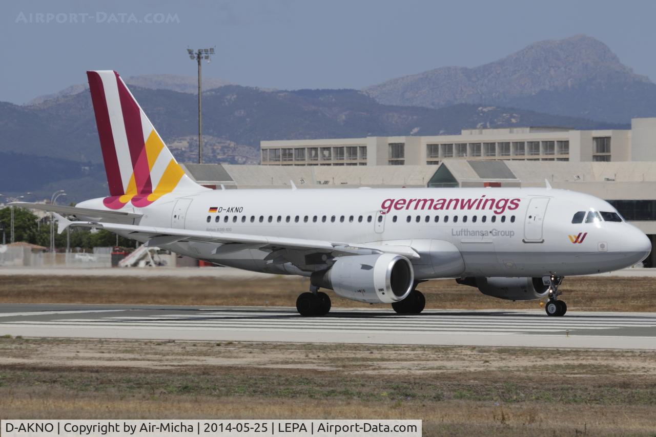 D-AKNO, 1999 Airbus A319-112 C/N 1147, Germanwings
