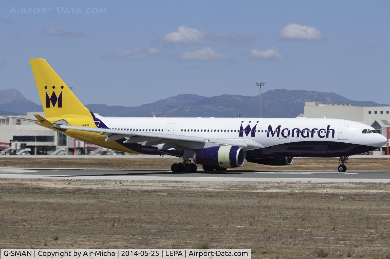 G-SMAN, 1999 Airbus A330-243 C/N 261, Monarch Airlines
