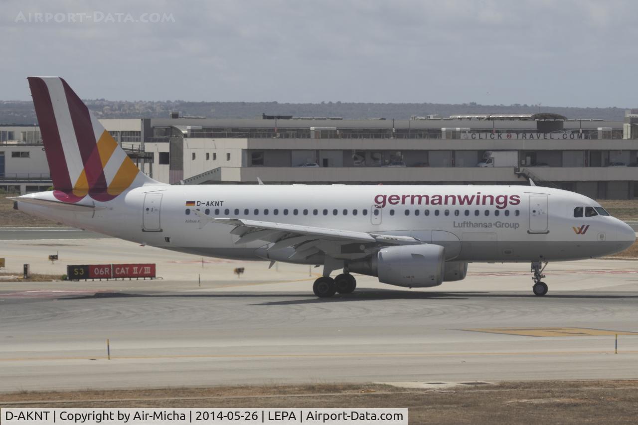 D-AKNT, 2005 Airbus A319-112 C/N 2607, Germanwings