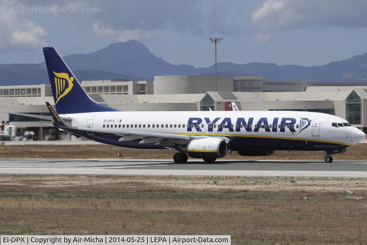 EI-DPX, 2007 Boeing 737-8AS C/N 35553, Ryanair