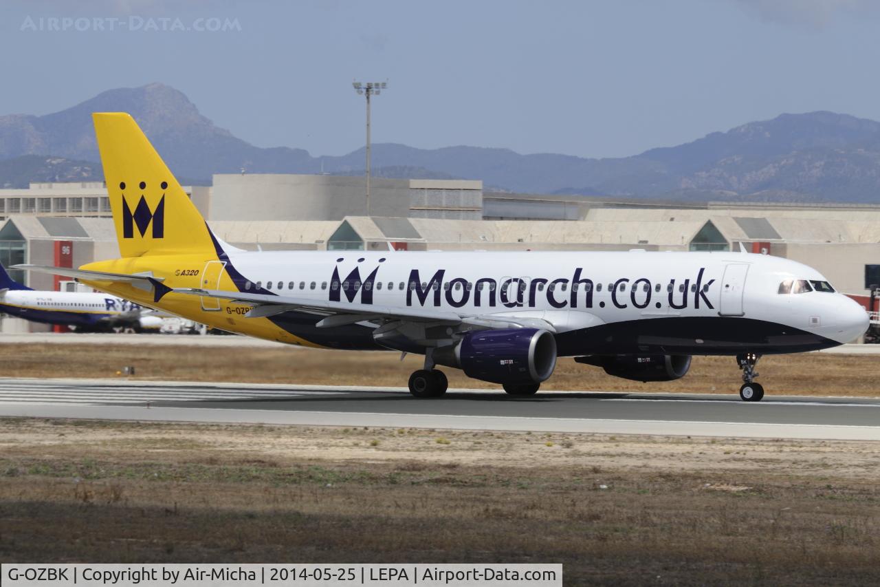 G-OZBK, 2000 Airbus A320-214 C/N 1370, Monarch Airlines