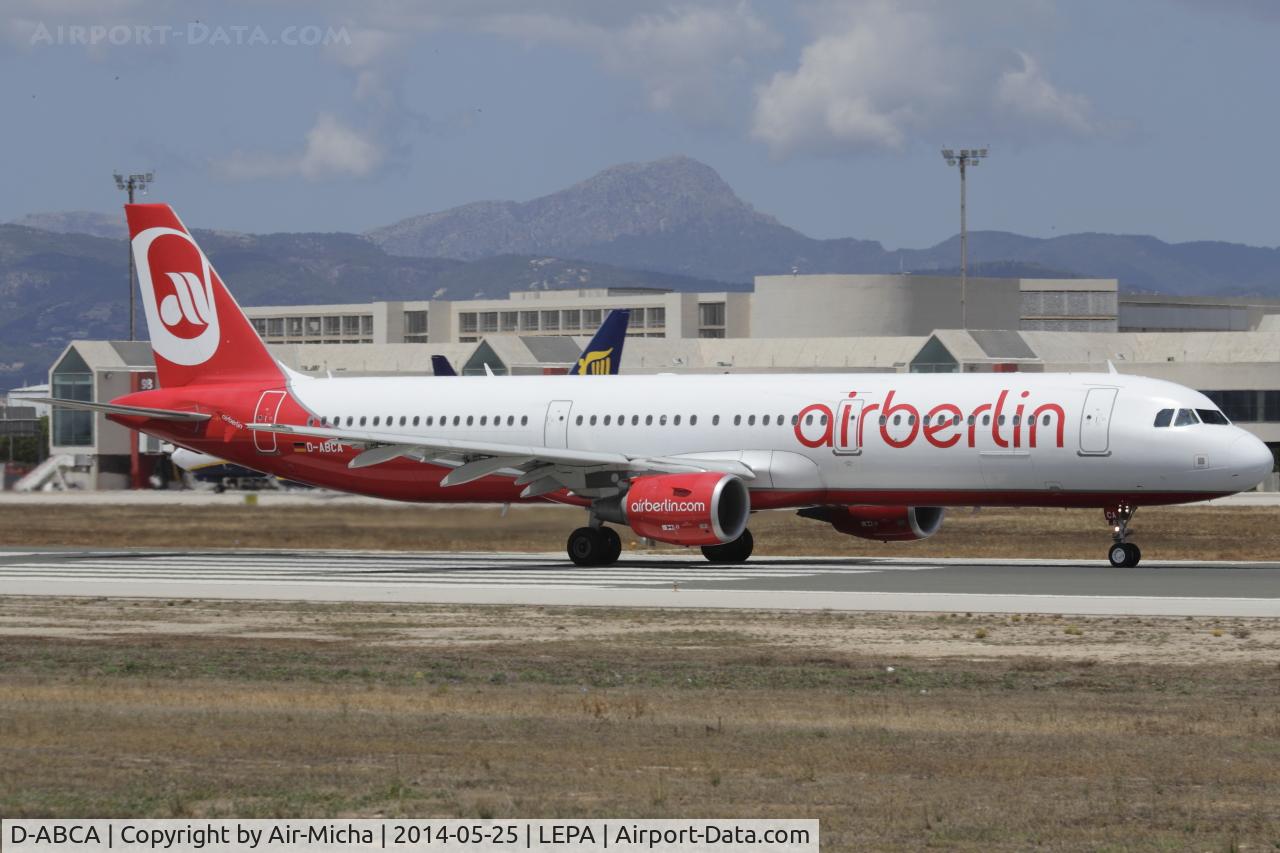 D-ABCA, 2008 Airbus A321-211 C/N 3708, Air Berlin