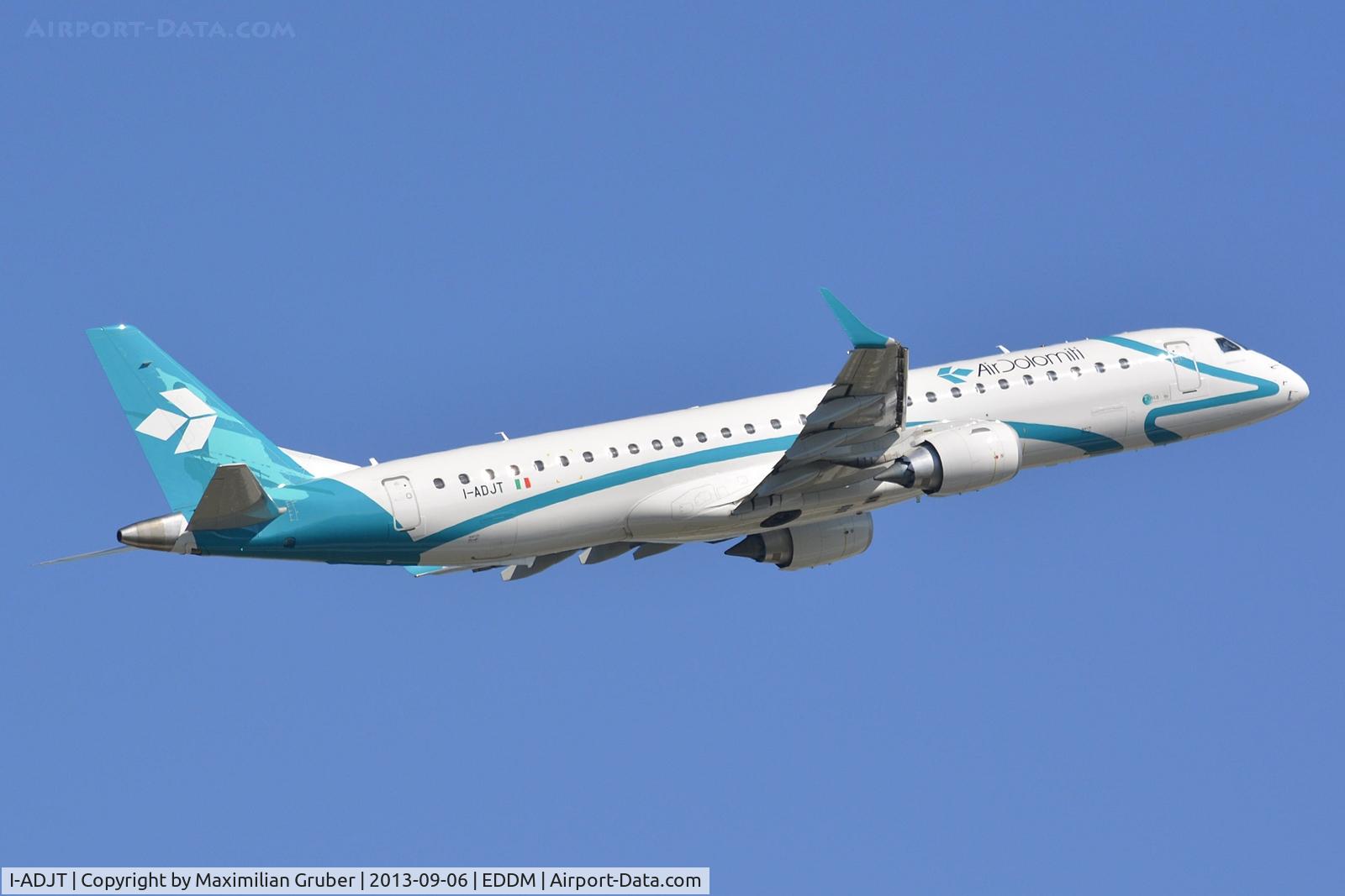 I-ADJT, 2013 Embraer 195LR (ERJ-190-200LR) C/N 19000606, air Dolomiti