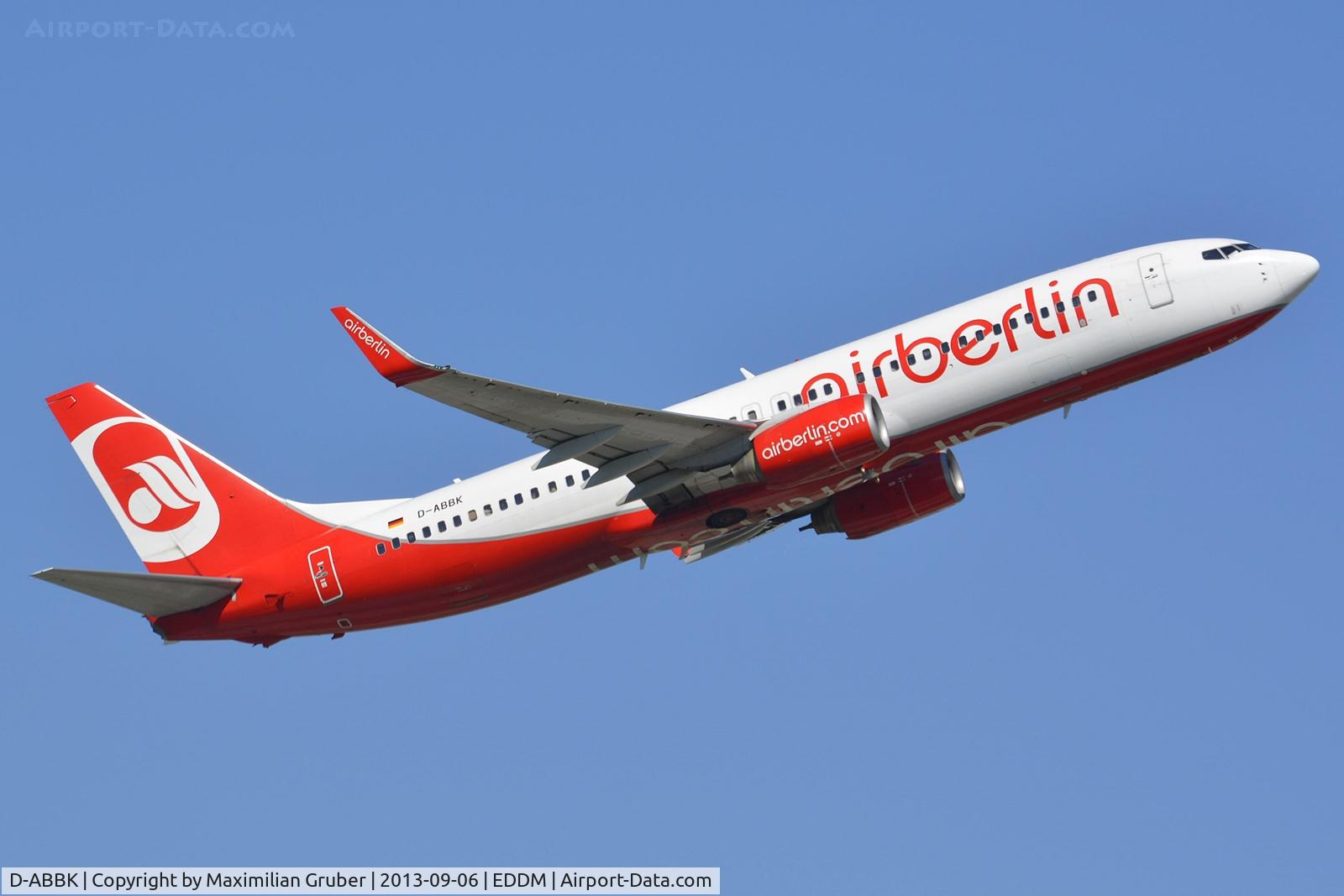 D-ABBK, 2003 Boeing 737-8BK C/N 33013, Air Berlin