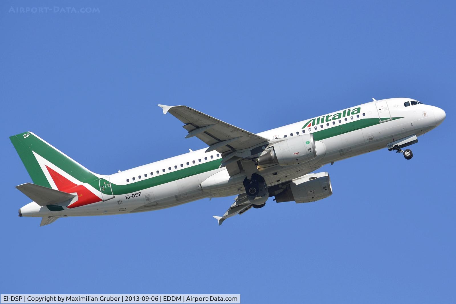 EI-DSP, 2008 Airbus A320-216 C/N 3482, Alitalia