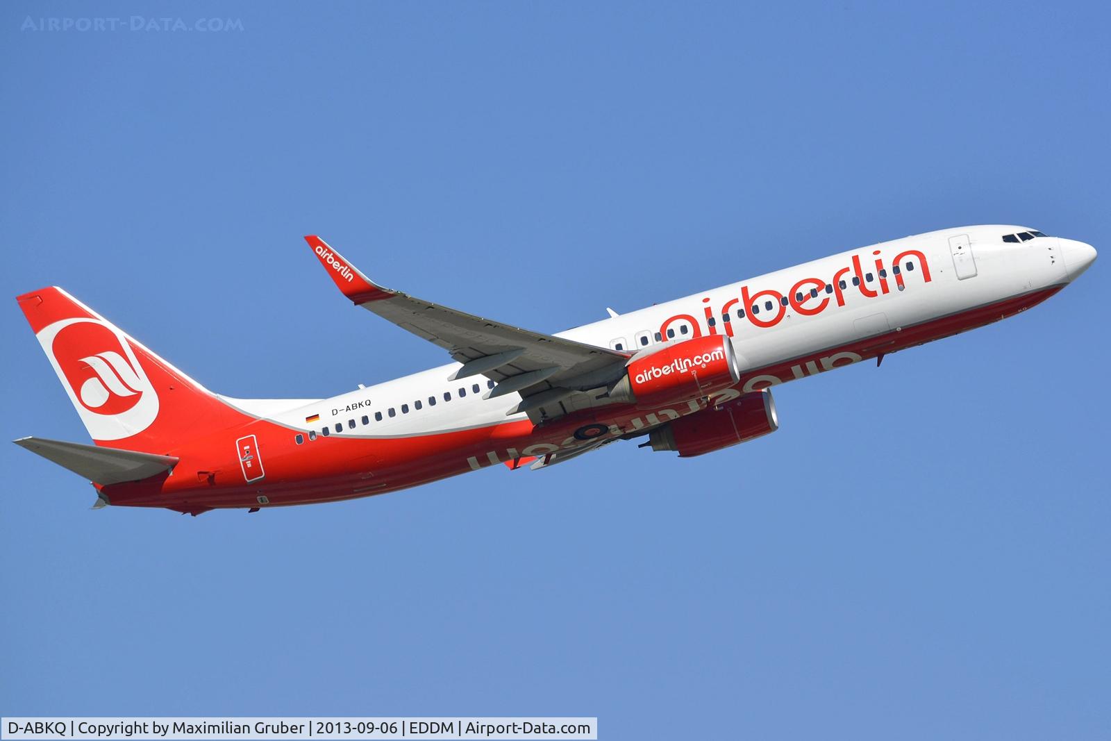 D-ABKQ, 2011 Boeing 737-86J C/N 37760, Air Berlin