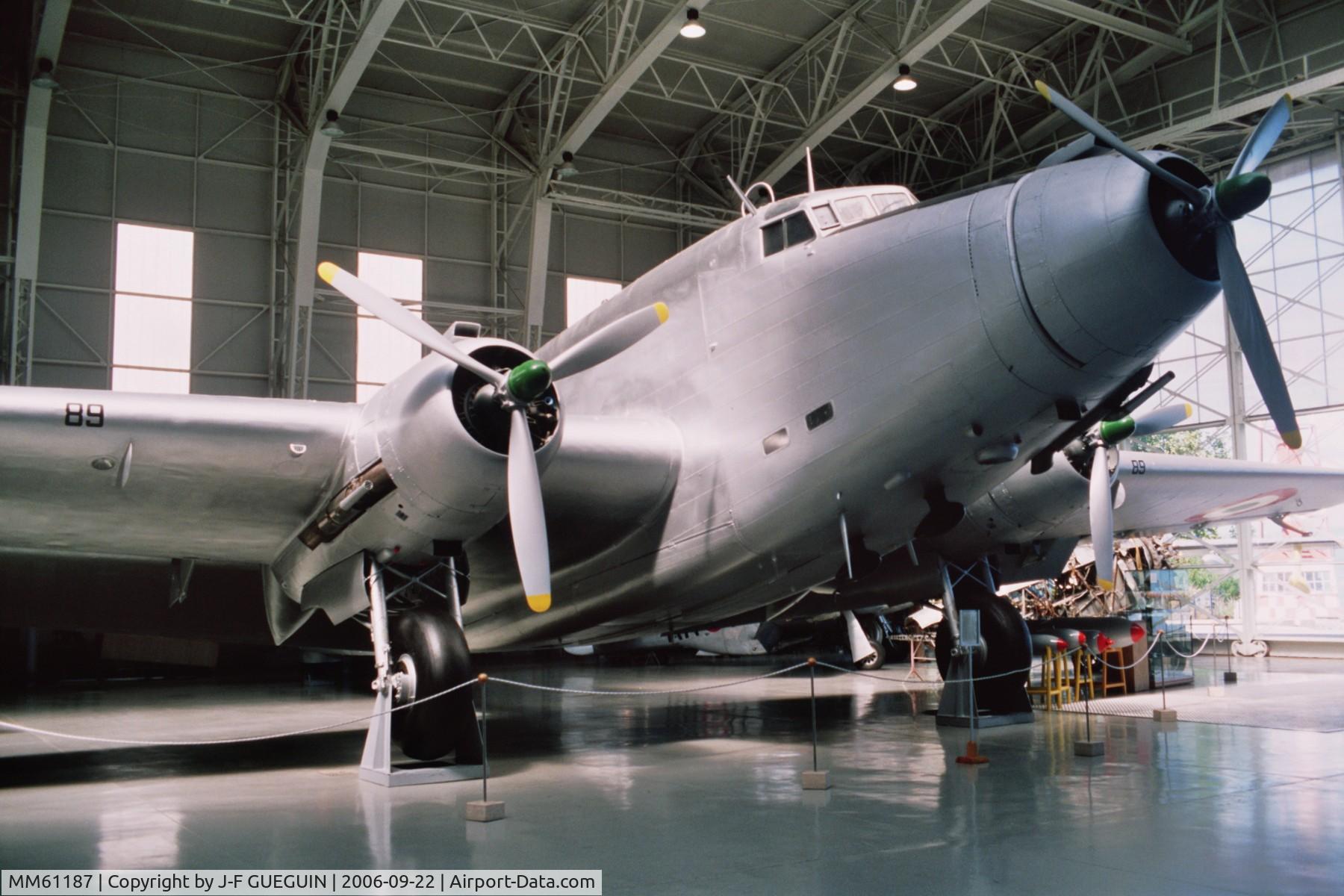 MM61187, Savoia-Marchetti SM-82PW C/N 14, SM.82 (PW) Marsupiale serie VII (MM61187) at Vigna di Valle museum.