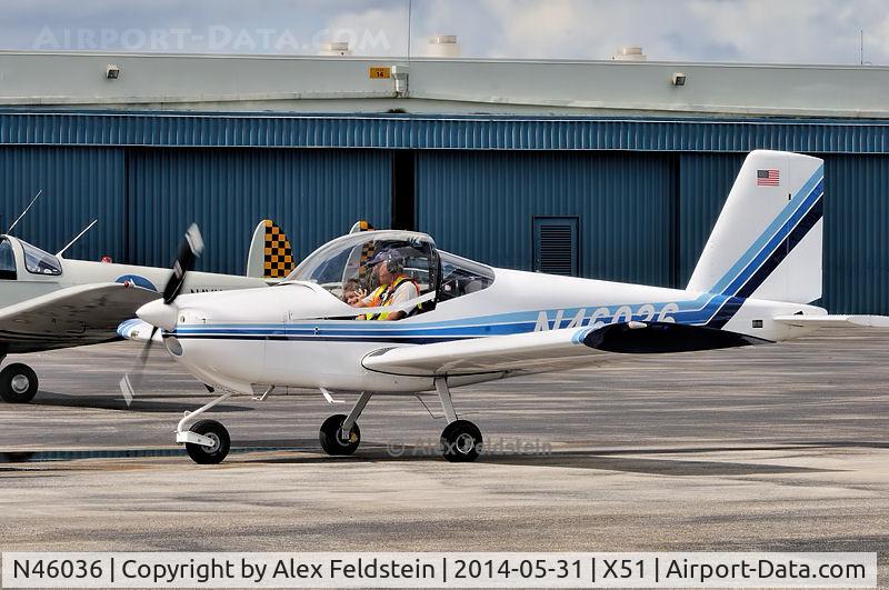 N46036, 2011 Vans RV-12 C/N 120271, Homestead with Young Eagle