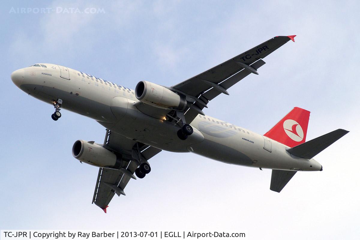 TC-JPR, 2008 Airbus A320-232 C/N 3654, Airbus A320-232 {3654] (THY Turkish Airlines) Home~G 01/07/2013. On approach 27R.