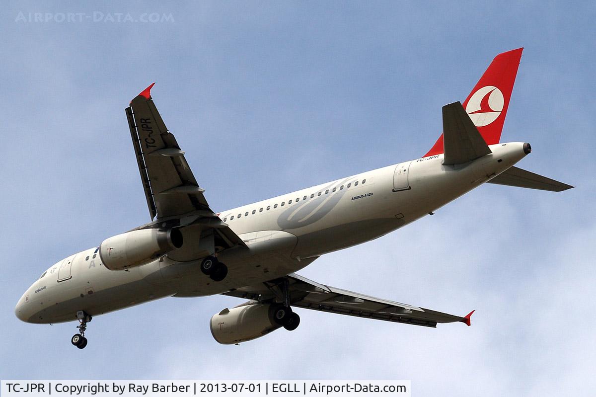 TC-JPR, 2008 Airbus A320-232 C/N 3654, Airbus A320-232 {3654] (THY Turkish Airlines) Home~G 01/07/2013. On approach 27R.