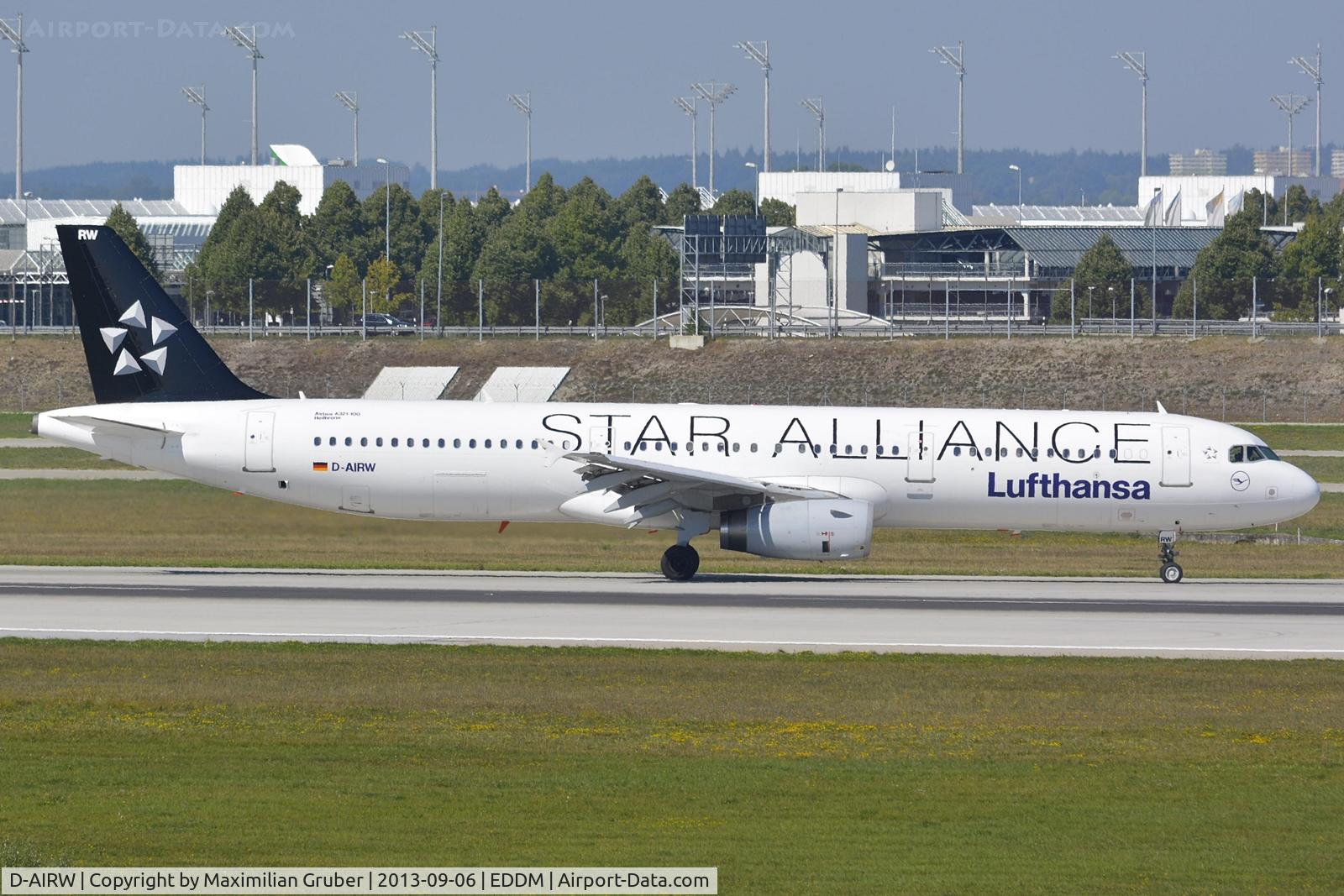 D-AIRW, 1997 Airbus A321-131 C/N 0699, Lufthansa