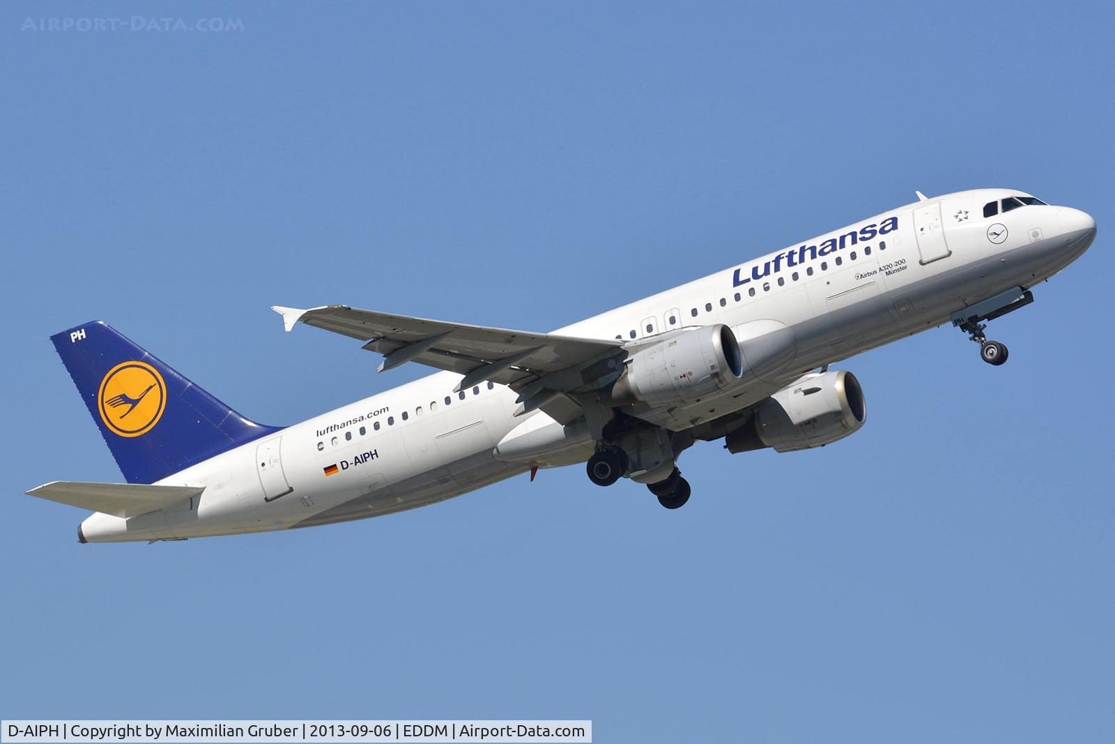 D-AIPH, 1989 Airbus A320-211 C/N 0086, Lufthansa