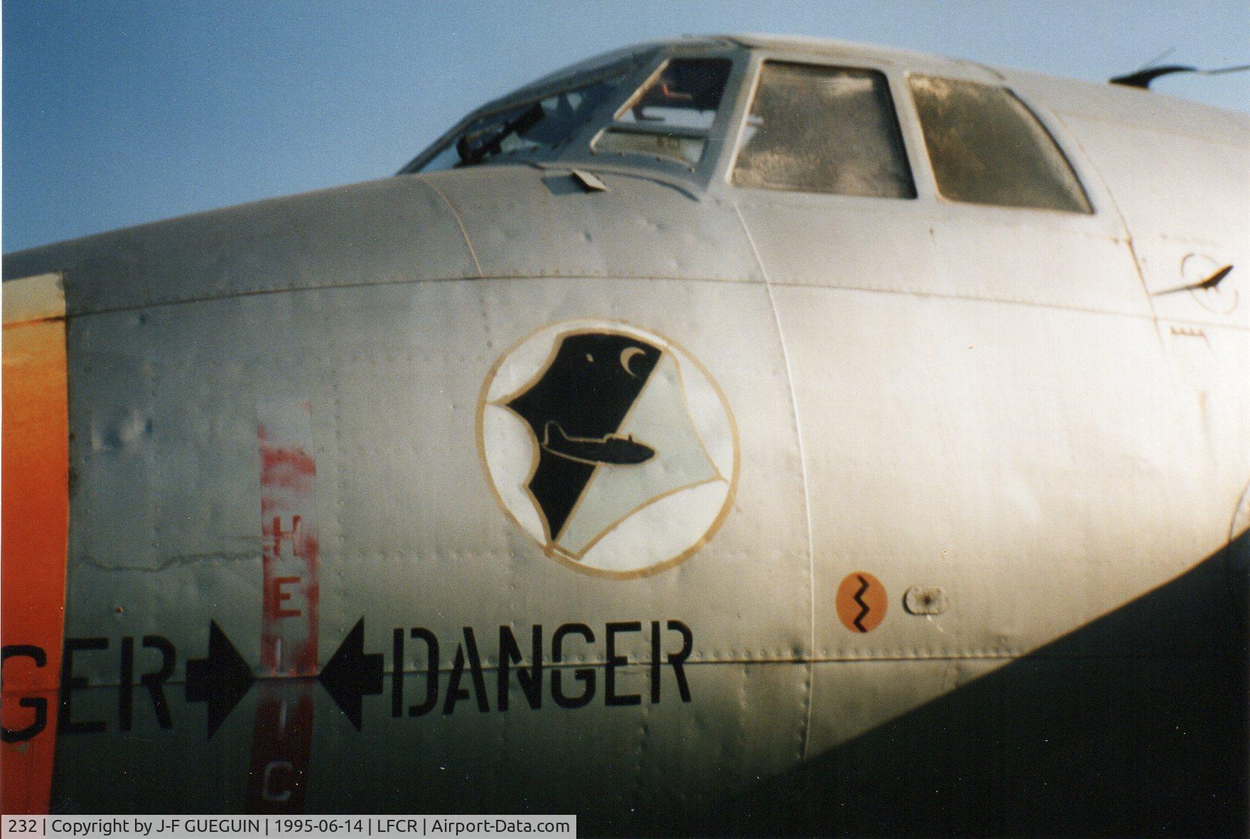 232, Dassault MD-312 Flamant C/N 232, MD-312 Flamant n° 232 - badge of Groupement Ecole 319 based at Avord.