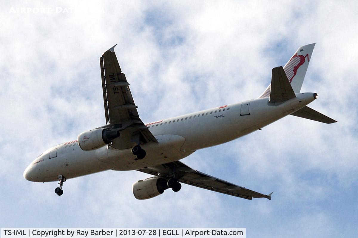 TS-IML, 1999 Airbus A320-211 C/N 0958, Airbus A320-211 [0958] (Tunisair) Home~G 28/07/2013