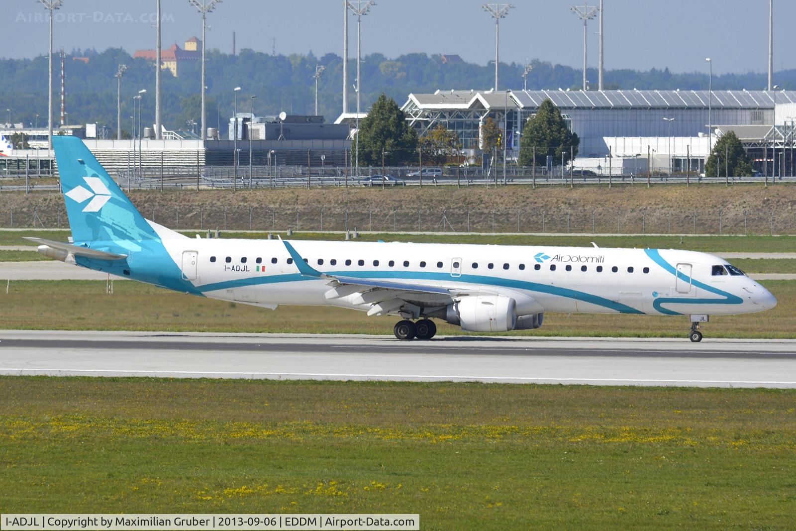 I-ADJL, 2009 Embraer 195LR (ERJ-190-200LR) C/N 19000256, Air Dolomiti