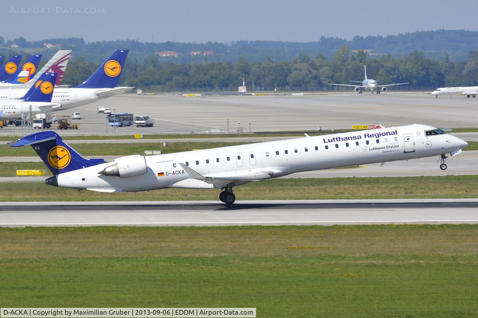 D-ACKA, 2006 Bombardier CRJ-900LR (CL-600-2D24) C/N 15072, Lufthansa CityLine