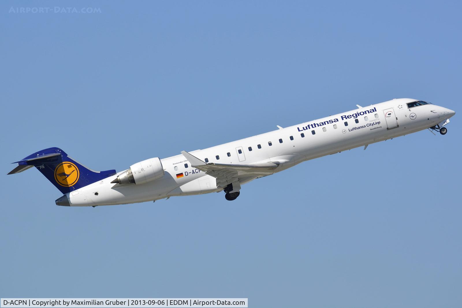 D-ACPN, 2003 Bombardier CRJ-701ER (CL-600-2C10) Regional Jet C/N 10083, Lufthansa CityLine