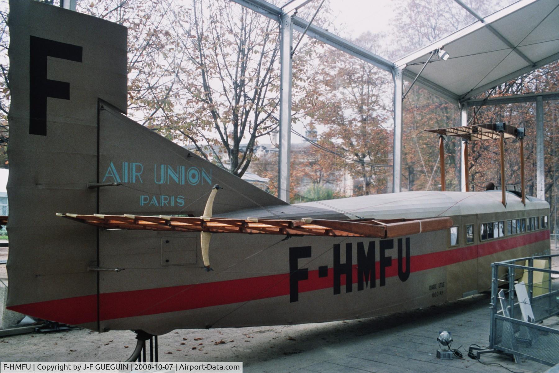 F-HMFU, 1920 Farman F.60 Goliath C/N 3, On display at Paris-Champs Elysées for the exhibition 
