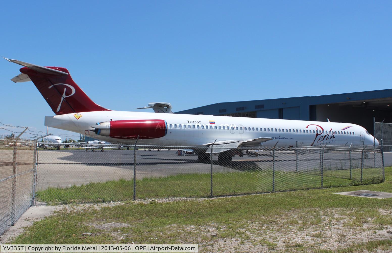 YV335T, 1985 McDonnell Douglas MD-82 (DC-9-82) C/N 49232, Perla Venezuela MD-82