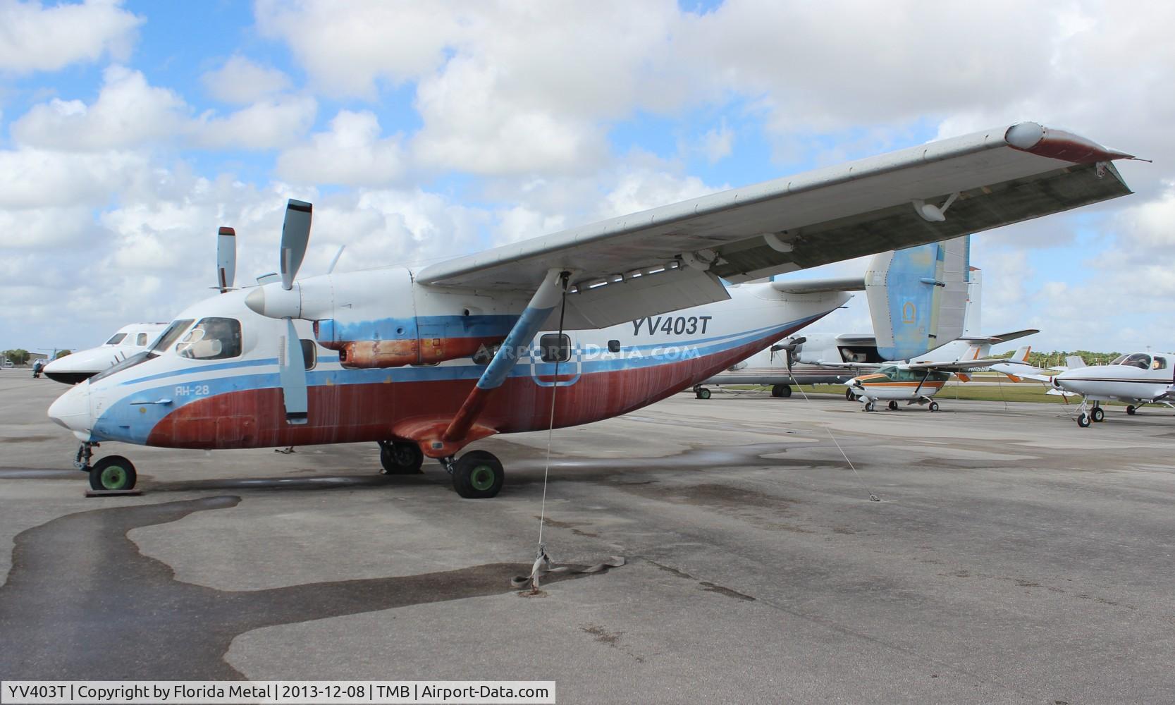 YV403T, 1990 PZL-Mielec An-28 C/N 1AJ007-02, Polish built version of the Antonov 28 from Venezuela