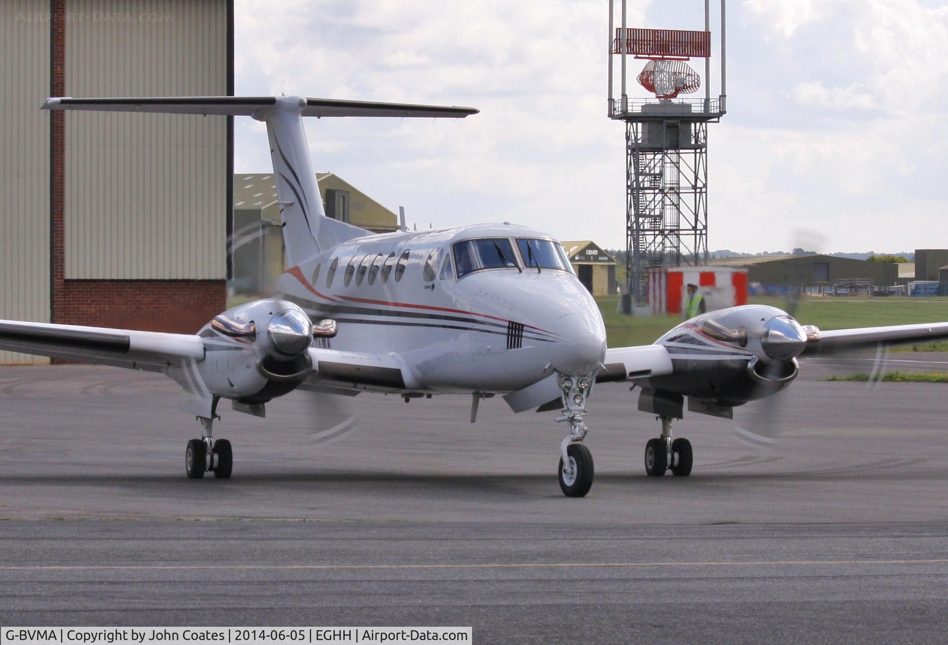 G-BVMA, 1980 Beech 200 Super King Air C/N BB-797, Departing