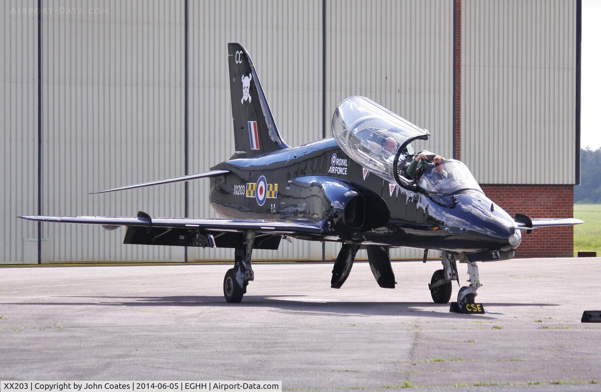 XX203, 1978 Hawker Siddeley Hawk T.1A C/N 050/312050, CC at Sigs / CSE