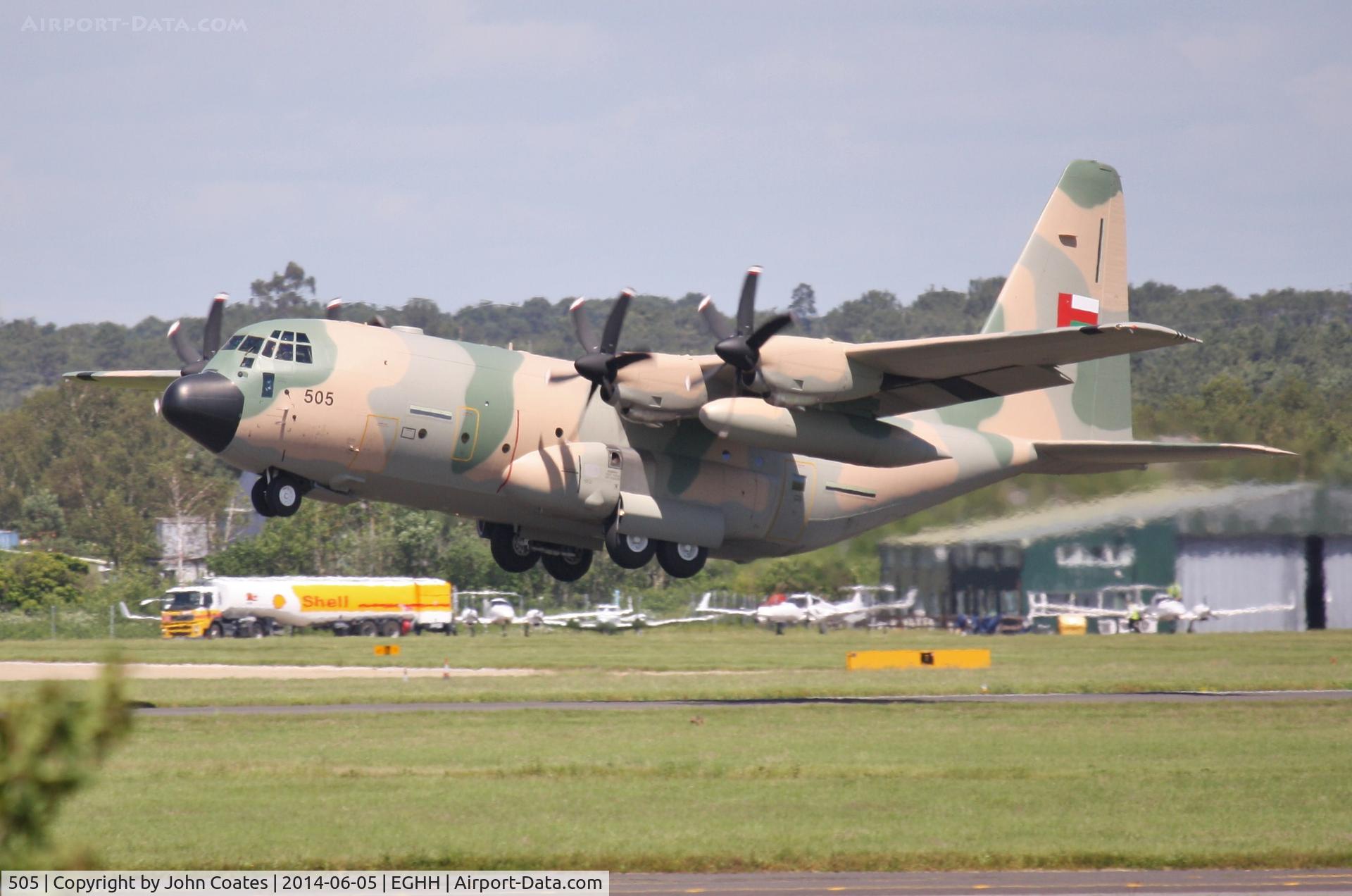 505, 2013 Lockheed Martin C-130J C/N 382-5739, Departing after first visit