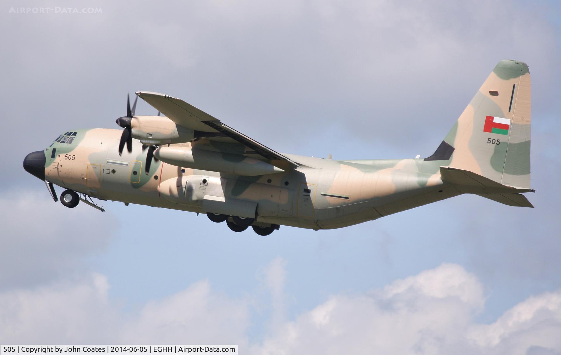 505, 2013 Lockheed Martin C-130J C/N 382-5739, Departing
