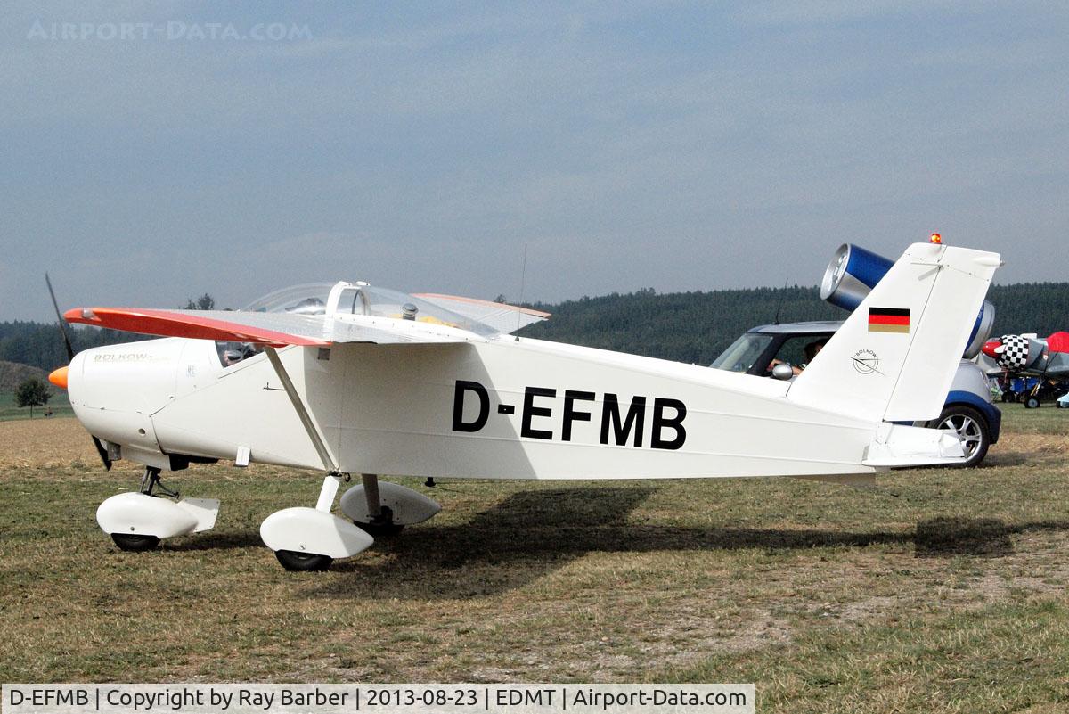 D-EFMB, 1966 Bolkow Bo-208C Junior C/N 632, Bolkow Bo.208C Junior [632] Tannheim~D 23/08/2013