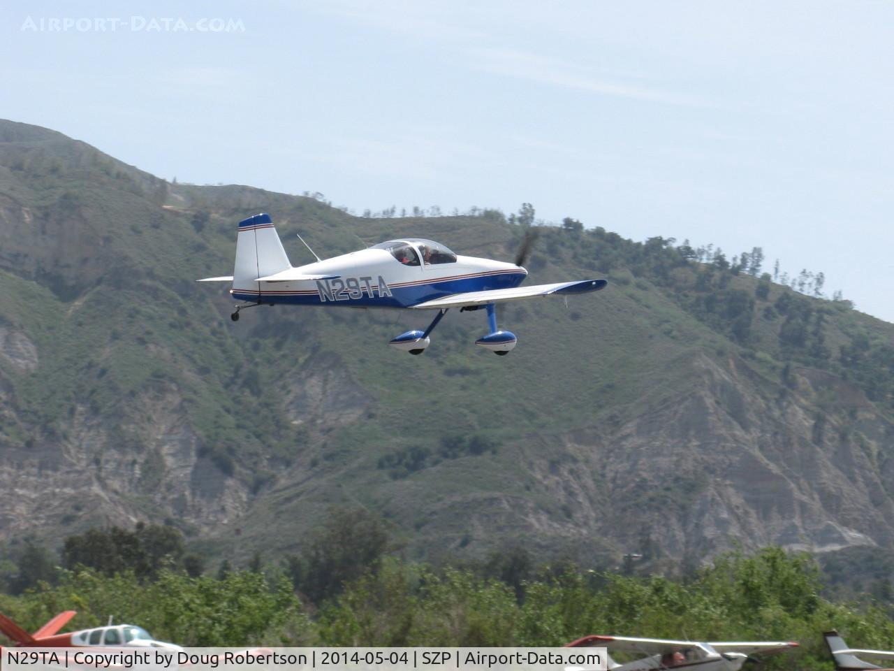 N29TA, 2002 Vans RV-6 C/N 23056, 2002 Grover VANs RV-6, Lycoming IO-360 180 Hp, takeoff climb Rwy 22