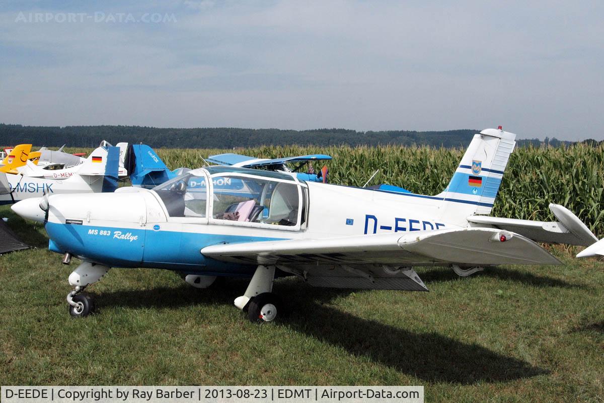 D-EEDE, Socata MS-883 Rallye 115 C/N 1573, Socata MS.883 Rallye 115 [1573] Tannheim~D 23/08/2013