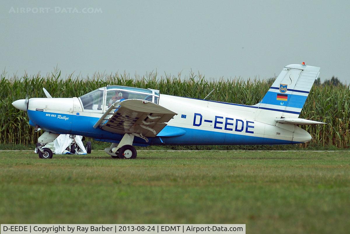 D-EEDE, Socata MS-883 Rallye 115 C/N 1573, Socata MS.883 Rallye 115 [1573] Tannheim~D 24/08/2013