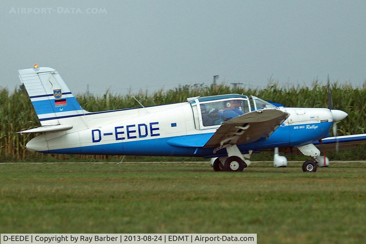 D-EEDE, Socata MS-883 Rallye 115 C/N 1573, Socata MS.883 Rallye 115 [1573] Tannheim~D 24/08/2013