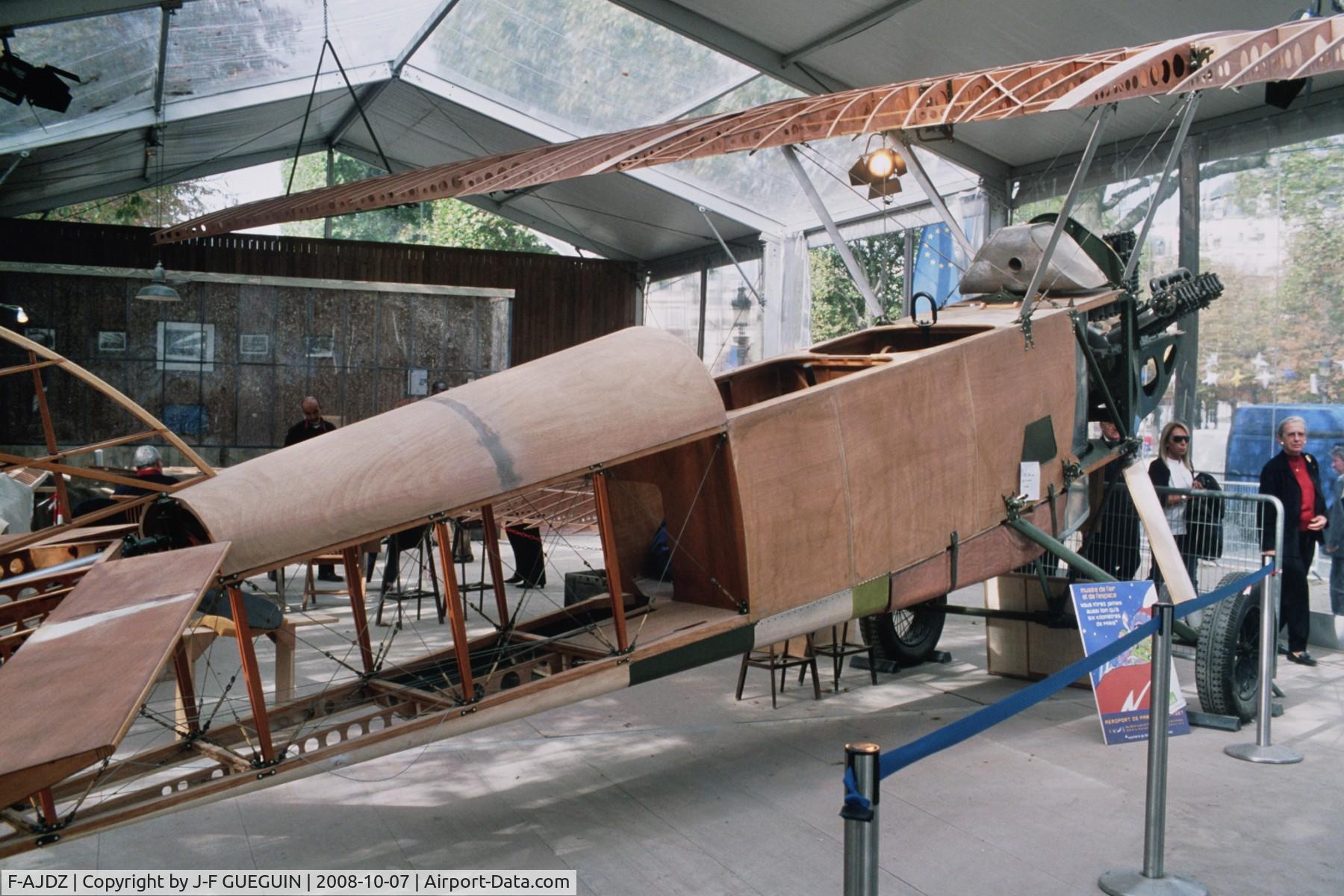 F-AJDZ, Potez 25 Replica C/N 1522, On display at Paris-Champs Elysées for the exhibition 