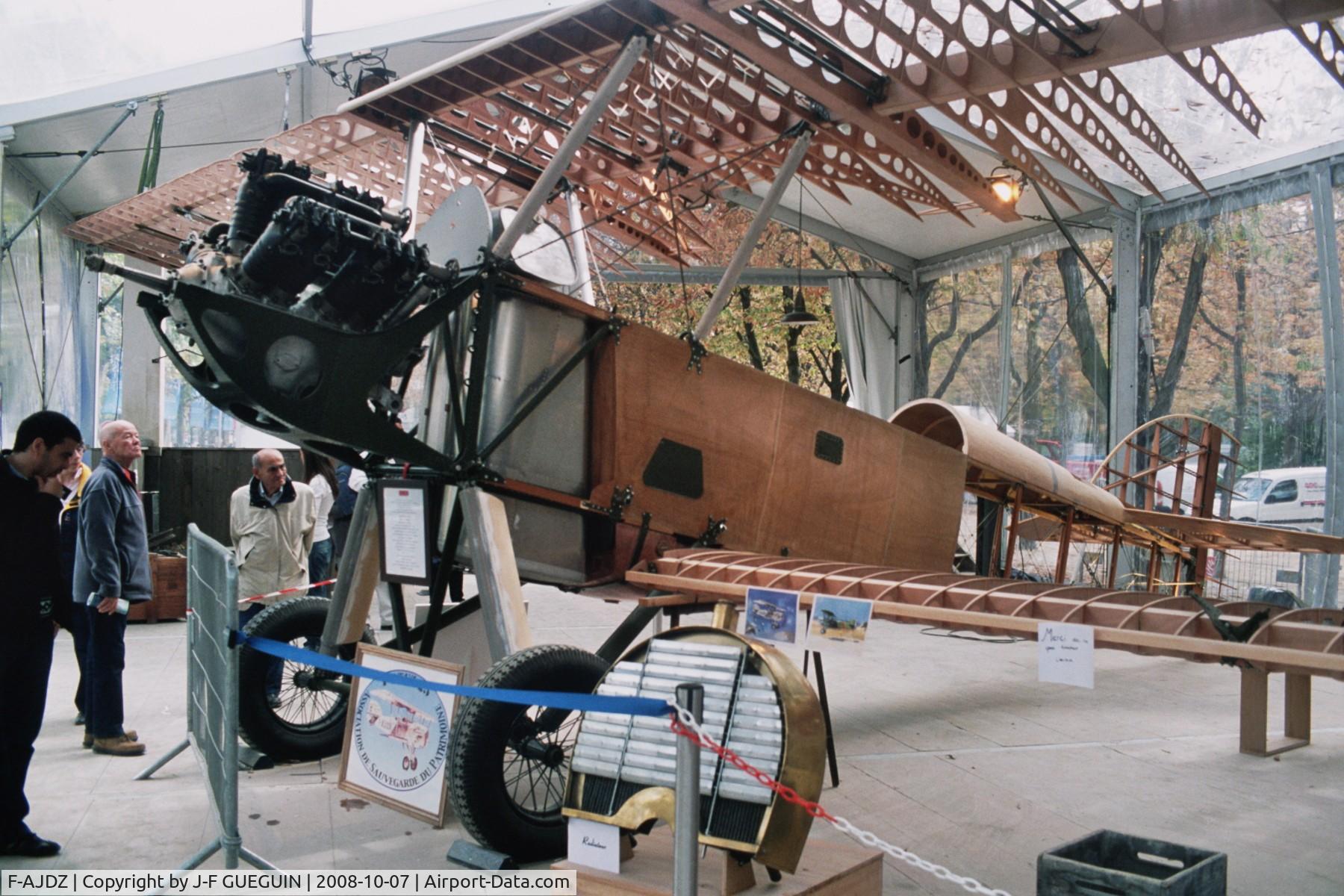 F-AJDZ, Potez 25 Replica C/N 1522, On display at Paris-Champs Elysées for the exhibition 