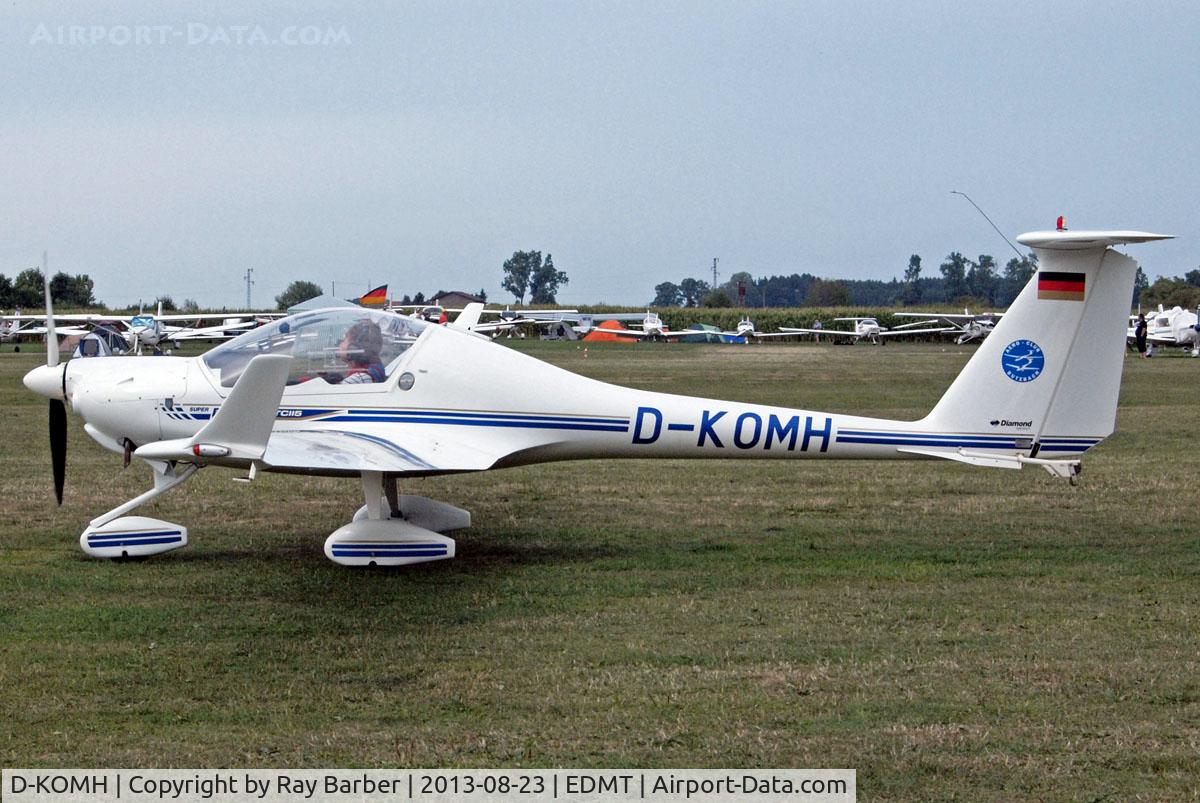 D-KOMH, Diamond HK-36TTC Super Dimona C/N 36593, Diamond HK-36 TTC Super Dimona [36.593] Tannheim~D 23/08/2013