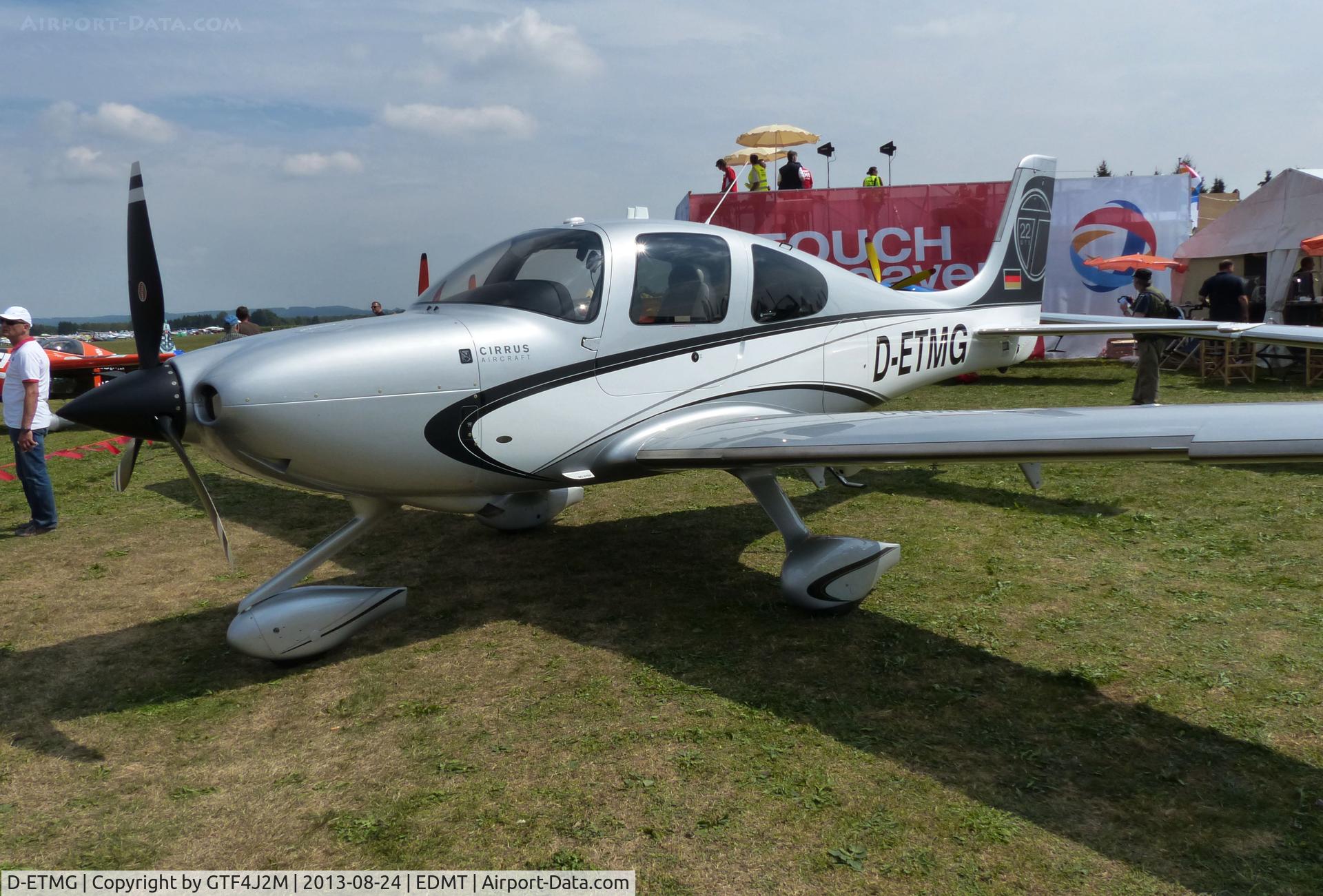 D-ETMG, Cirrus SR22T C/N 0316, D-ETMG at Tannheim 24.8.13