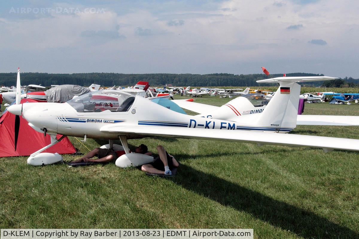 D-KLEM, 2000 Diamond HK-36TTC Super Dimona C/N 36657, Diamond HK-36TTC Super Dimona [36.657] Tannheim~D 23/08/2013