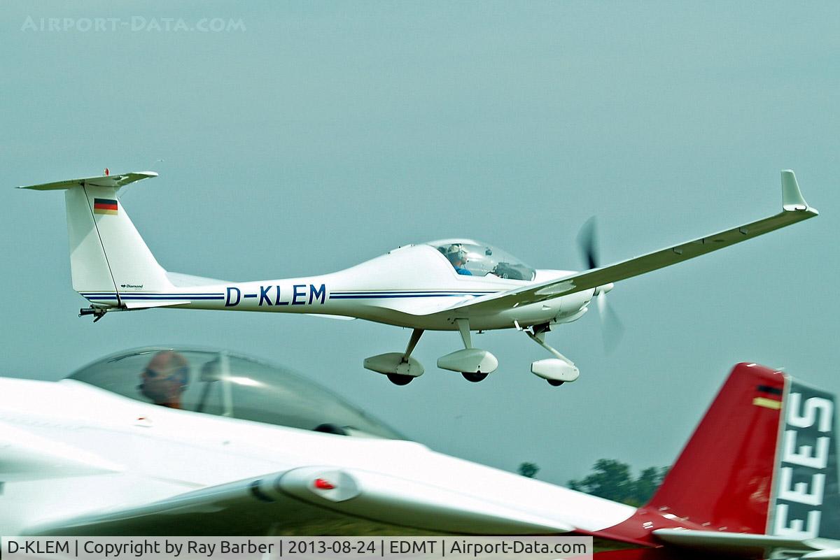 D-KLEM, 2000 Diamond HK-36TTC Super Dimona C/N 36657, Diamond HK-36TTC Super Dimona [36.657] Tannheim~D 24/08/2013